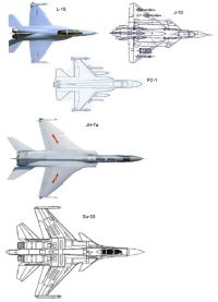 Mögliche Flugzeuge für einen chinesischen Carrier