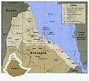 Karte Eritrea