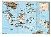 Karte Indonesien