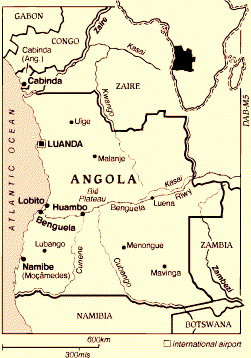 Globaldefence - angola karte angola map