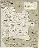 Karte Angola