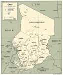 Karte tschad Map Chad