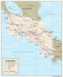 Karte Costa Rica Map