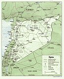 Karte Syrien Syria Map