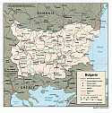 Karte Bulgarien Map Bulgaria