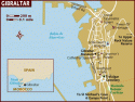 Karte Gibraltar Map Gibraltar