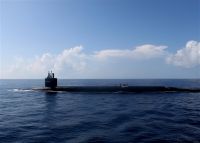 Trident nuclear submarine USS Rhode Island