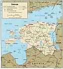 Karte Estland Map Estonia