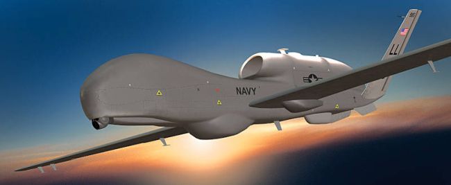 MQ-4C Braod Area  Maritime Surveillance UAV (US Navy)