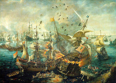 Seeschlacht vor Gibraltar 1607 (Wikipedia) 